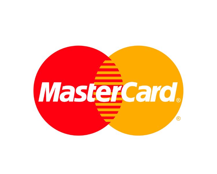 The official logo design of a famous payment-processing corporation, mastercard, showcases a red and yellow circle on its logo.