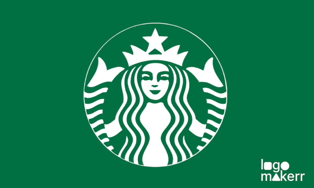 The logo design of the American chain of coffeehouses starbucks.
