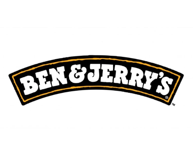Ben & Jerry's ice cream brand logo design