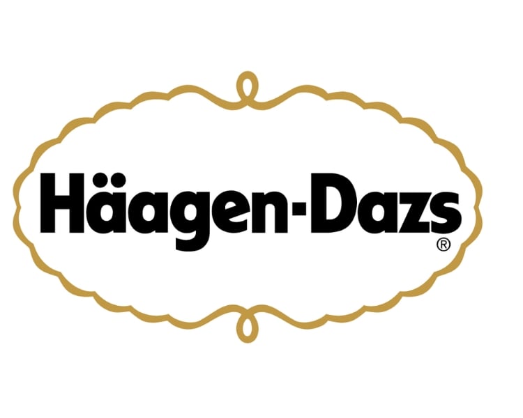 Häagen-Dazs ice-cream brand logo design