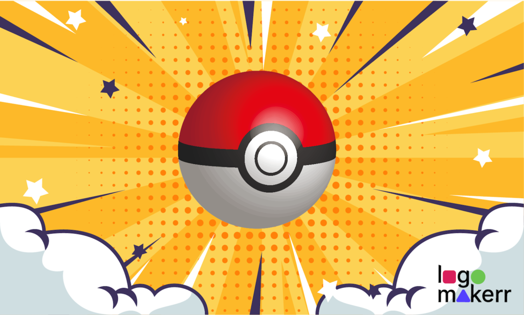 Pokeball Color Logo, Pokémon