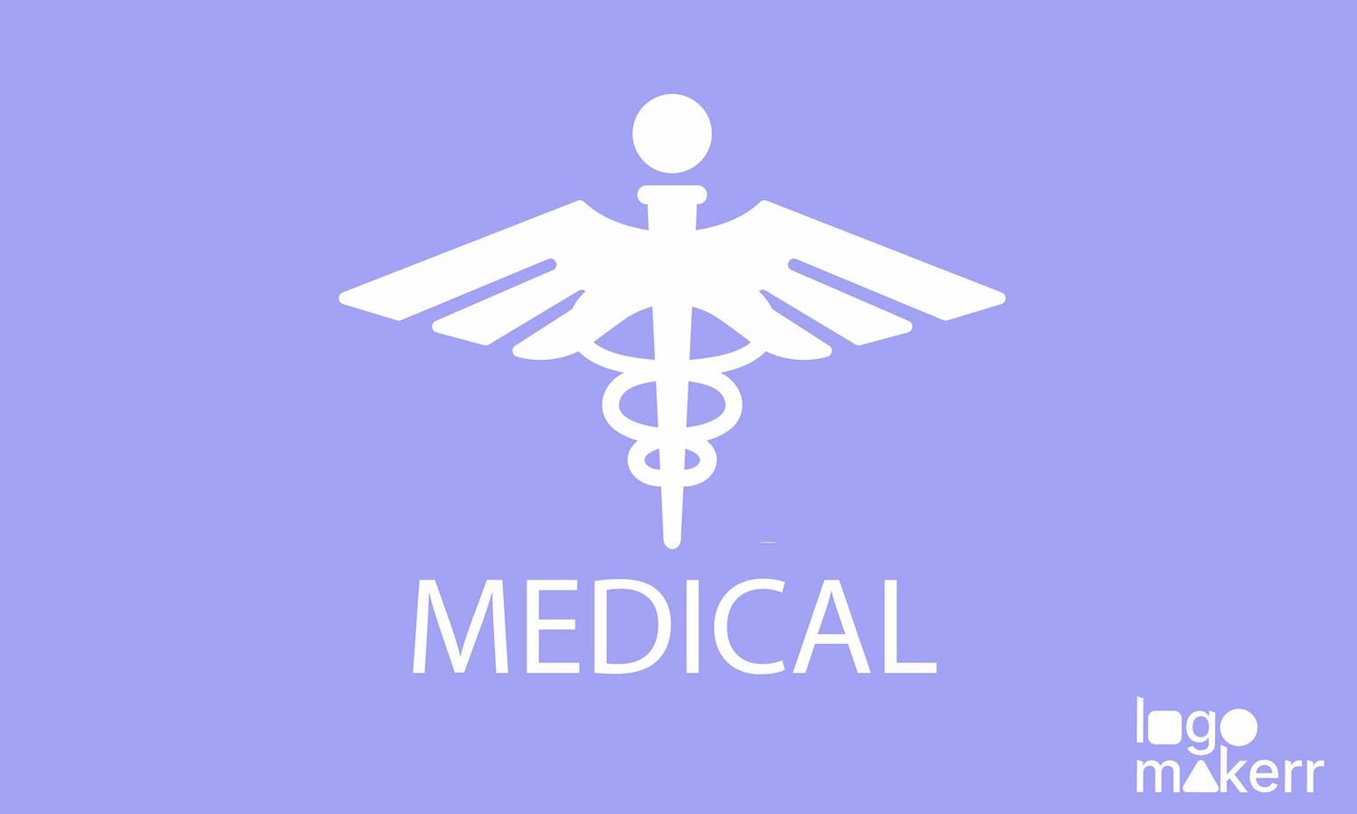 medical icon on purple background by logomakerr.ai