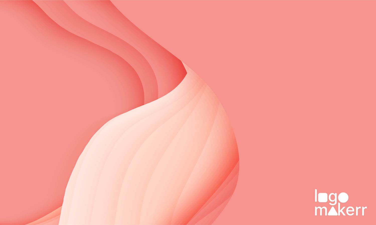 pink logo, pink background