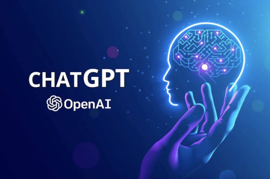 openai chatgpt, a hand holding an AI like human brain