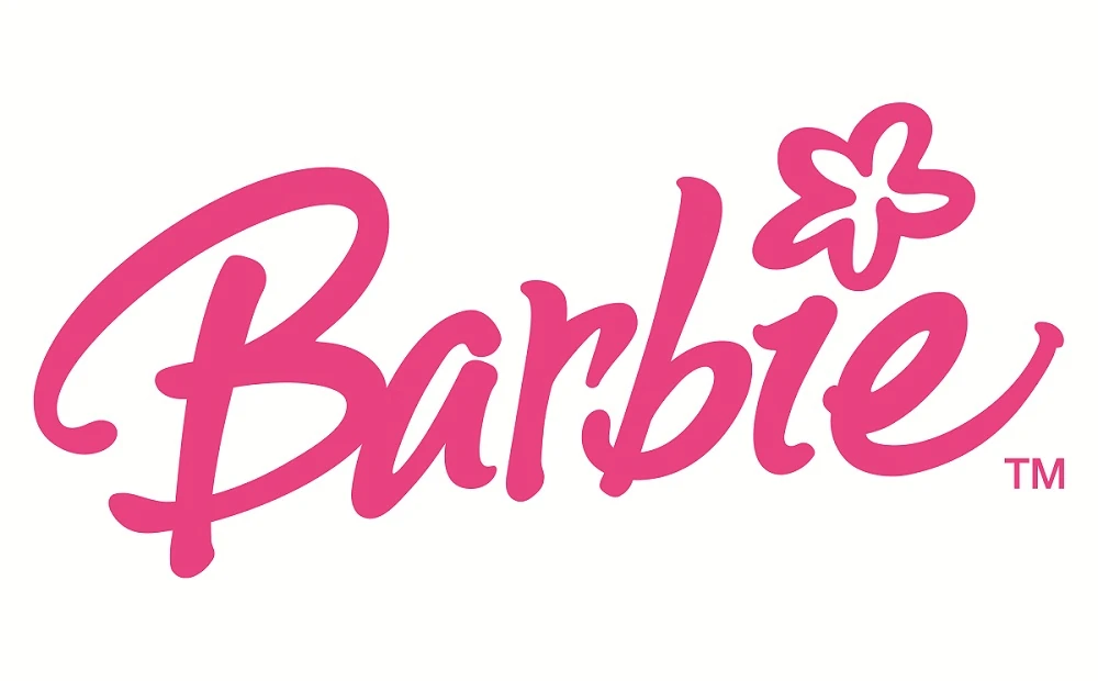 barbie logo a famous pink logo for doll and apparel