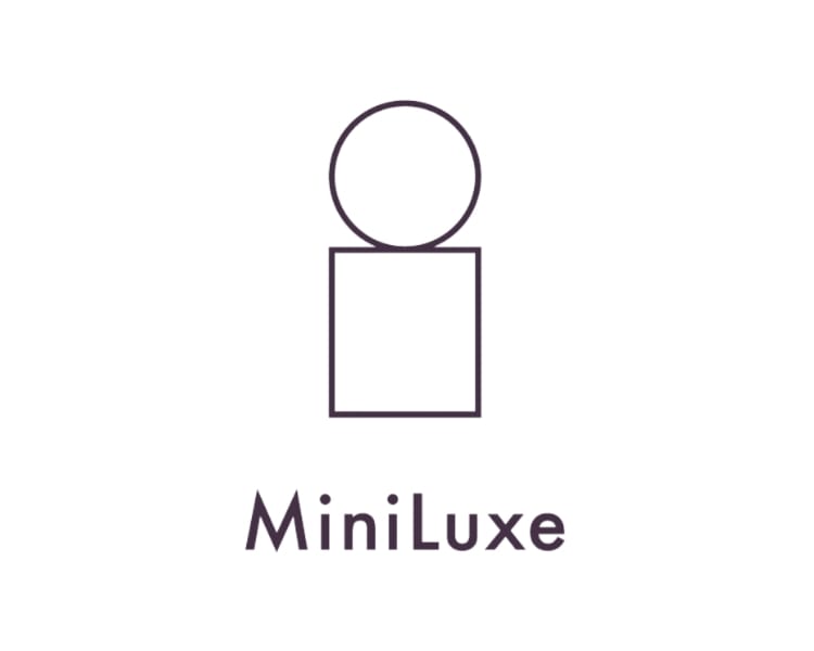 miniluxe nail salon logo design