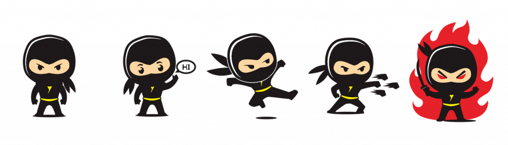 ninja mascots and symbols for ninja logos