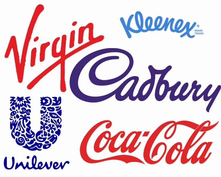 Amazing Collage Brand Logos Images With Names