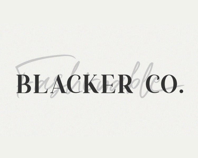 Blacker Co logo design