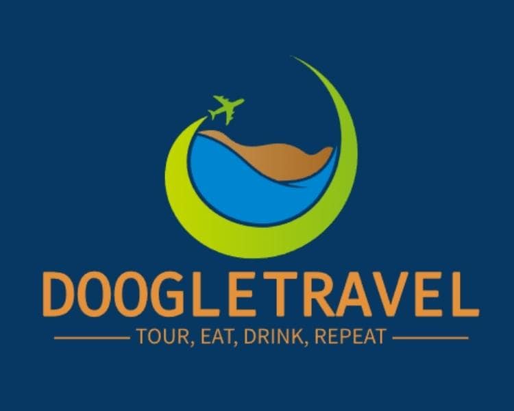 screenshot of the Doogle Travel Logo Design from logomakerr.ai