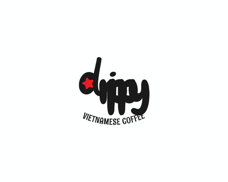 Drippy coffe logo design from the same brand name