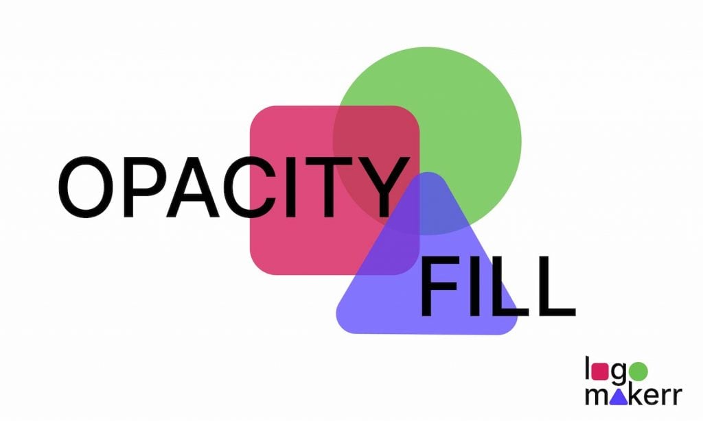 OPACITY & FILL photoshop