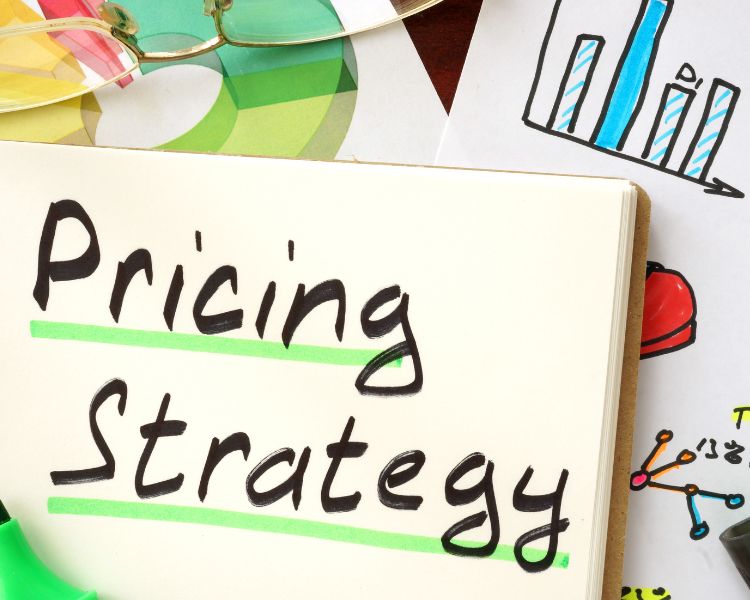 Pricing strategy picture to charge clients for logos