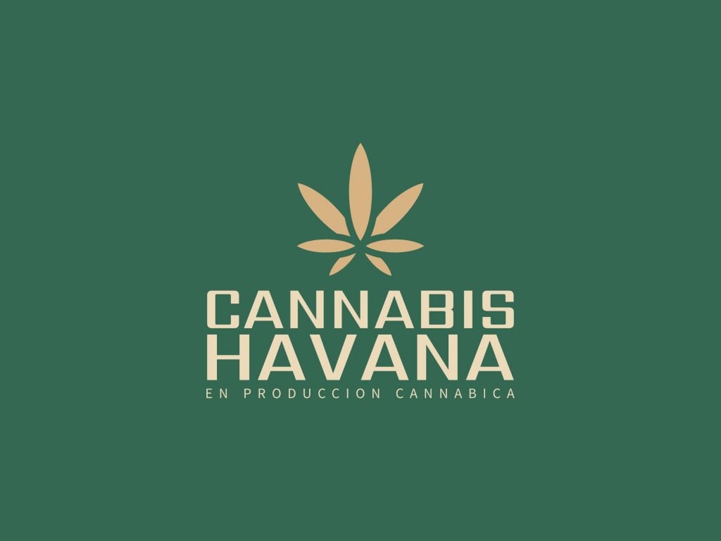 Dark green weed logo idea with minimalist cannabis icon and modernized font from logomakerr.ai