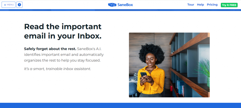 AI Tools for Marketing - SaneBox