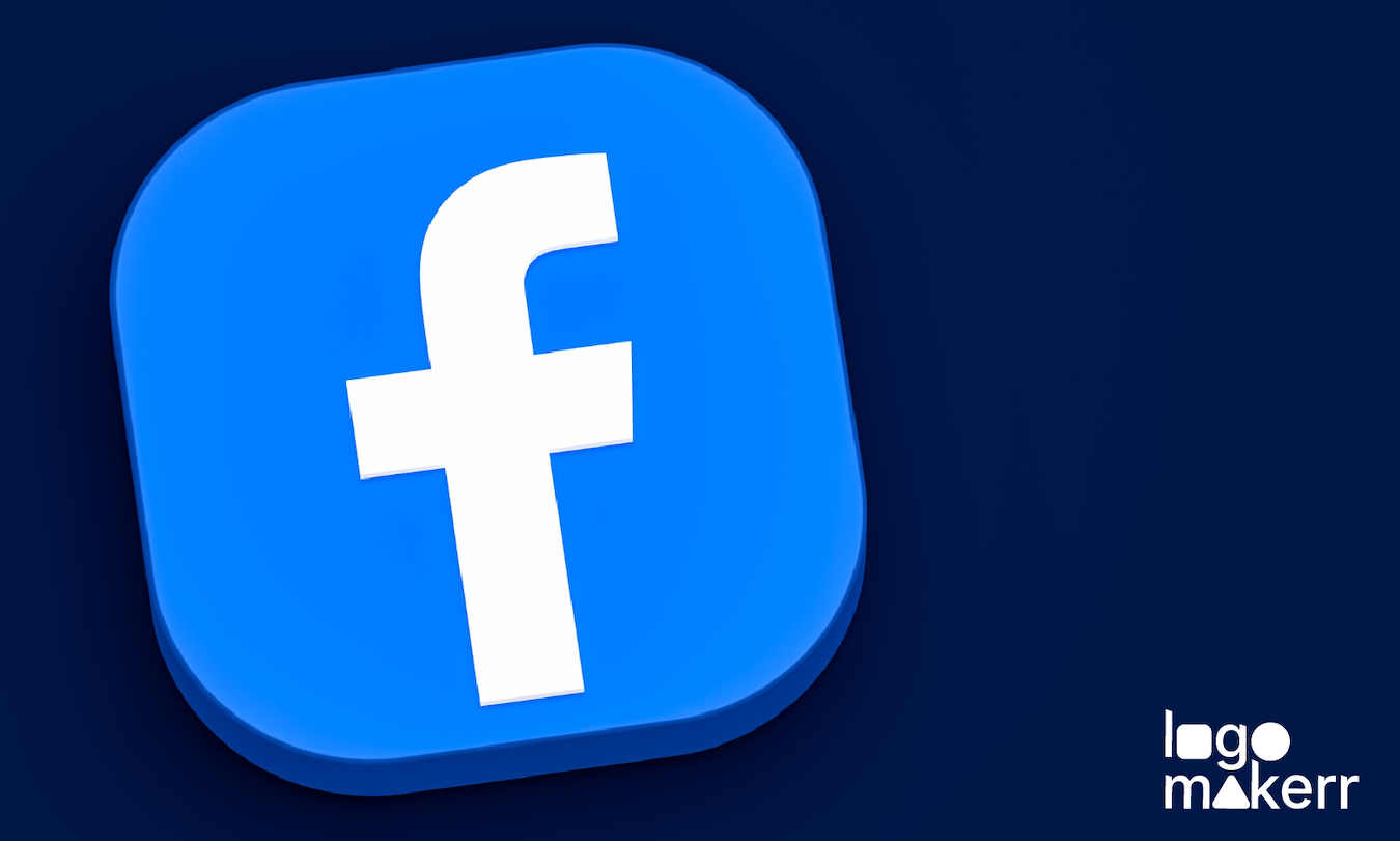 Facebook logo on mobile app