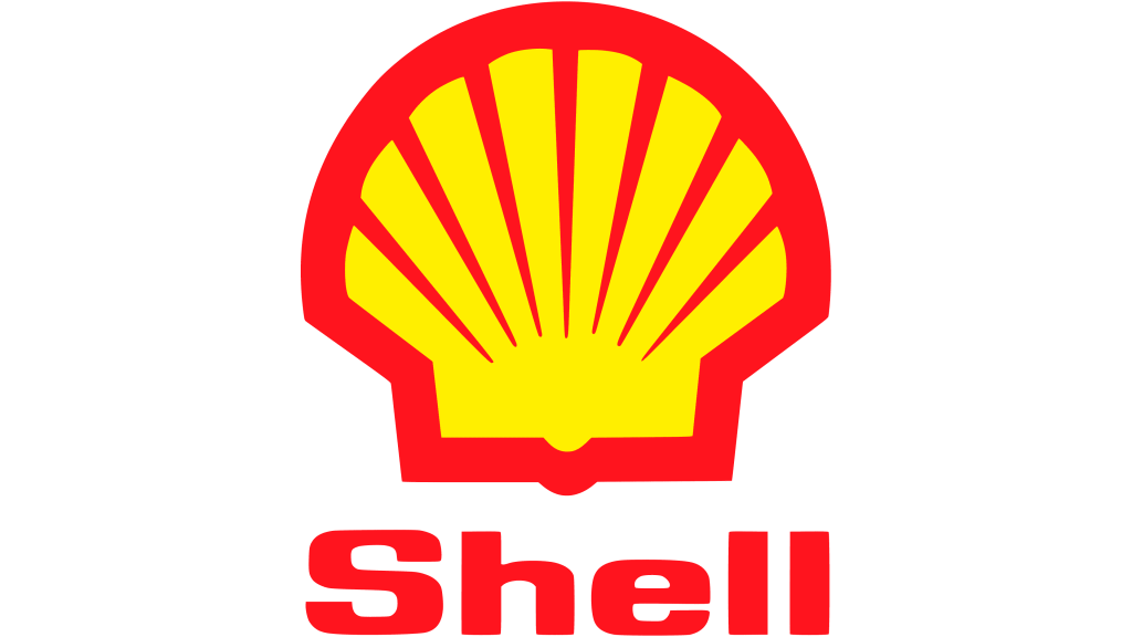 one of old logos - shell logo in yellow and red color