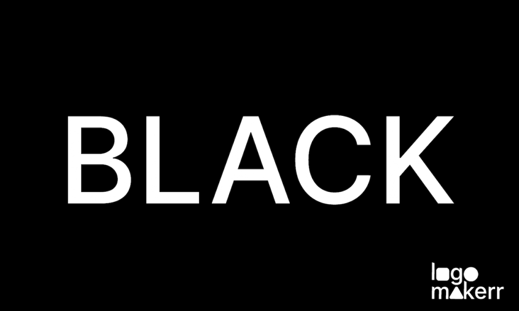 black logo