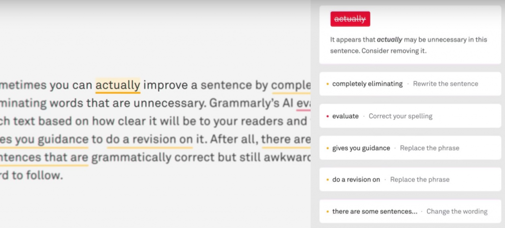 SEO-Tool namens Grammarly