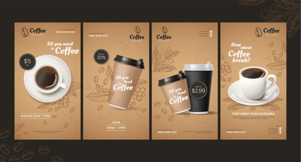 coffee poster and promotion