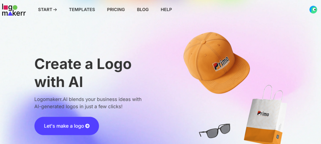 Logo Maker AI landing page