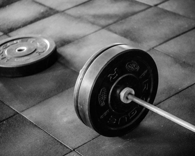 Barbell with weights