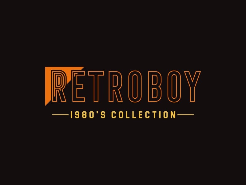 retro logo style
