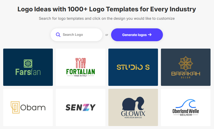 creating a logo with Logomakerr.ai