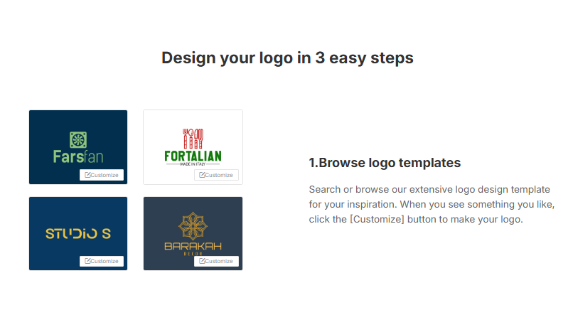 creating a logo with Logomakerr.ai