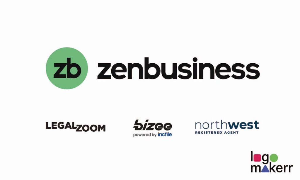 zenbusiness and competitors logos