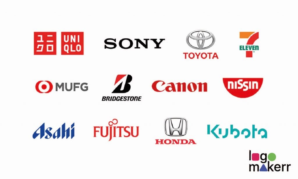 Japan famous logos