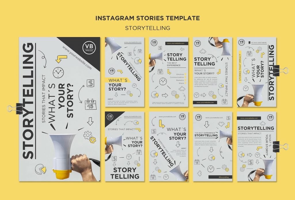 story telling of a brand