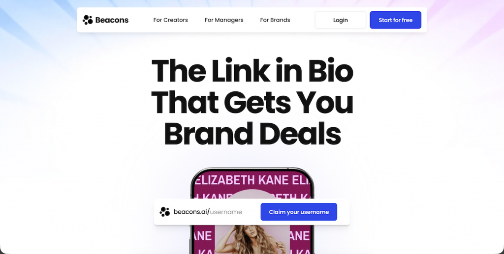 Beacons link in bio logo