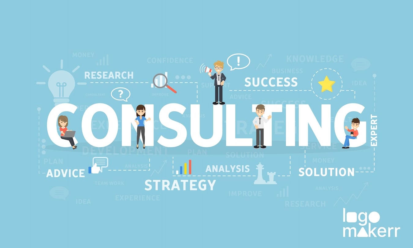 consulting clipart with cartoon