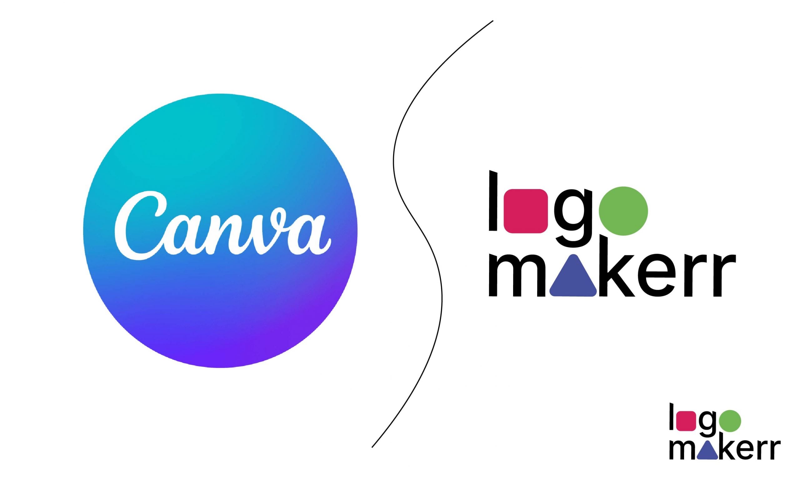 Canva logo maker versus Logomakerr.AI
