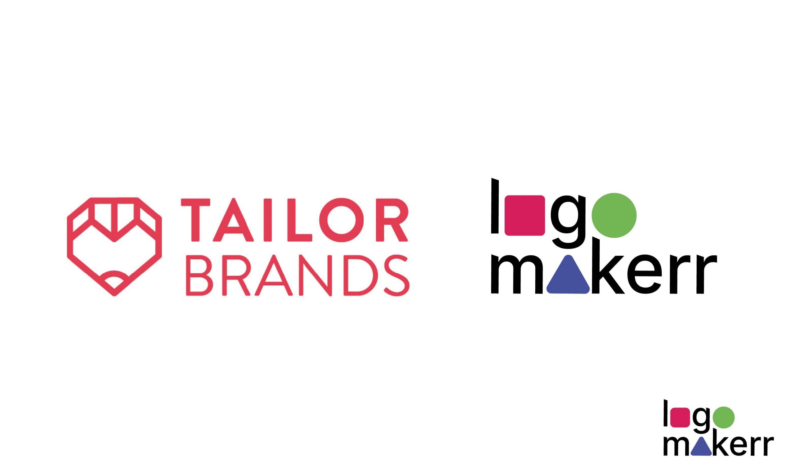 tailor brands and Logomakerr.ai logos