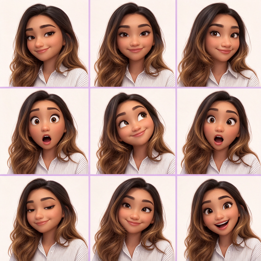 Photo Booth Grid Video Generator example result