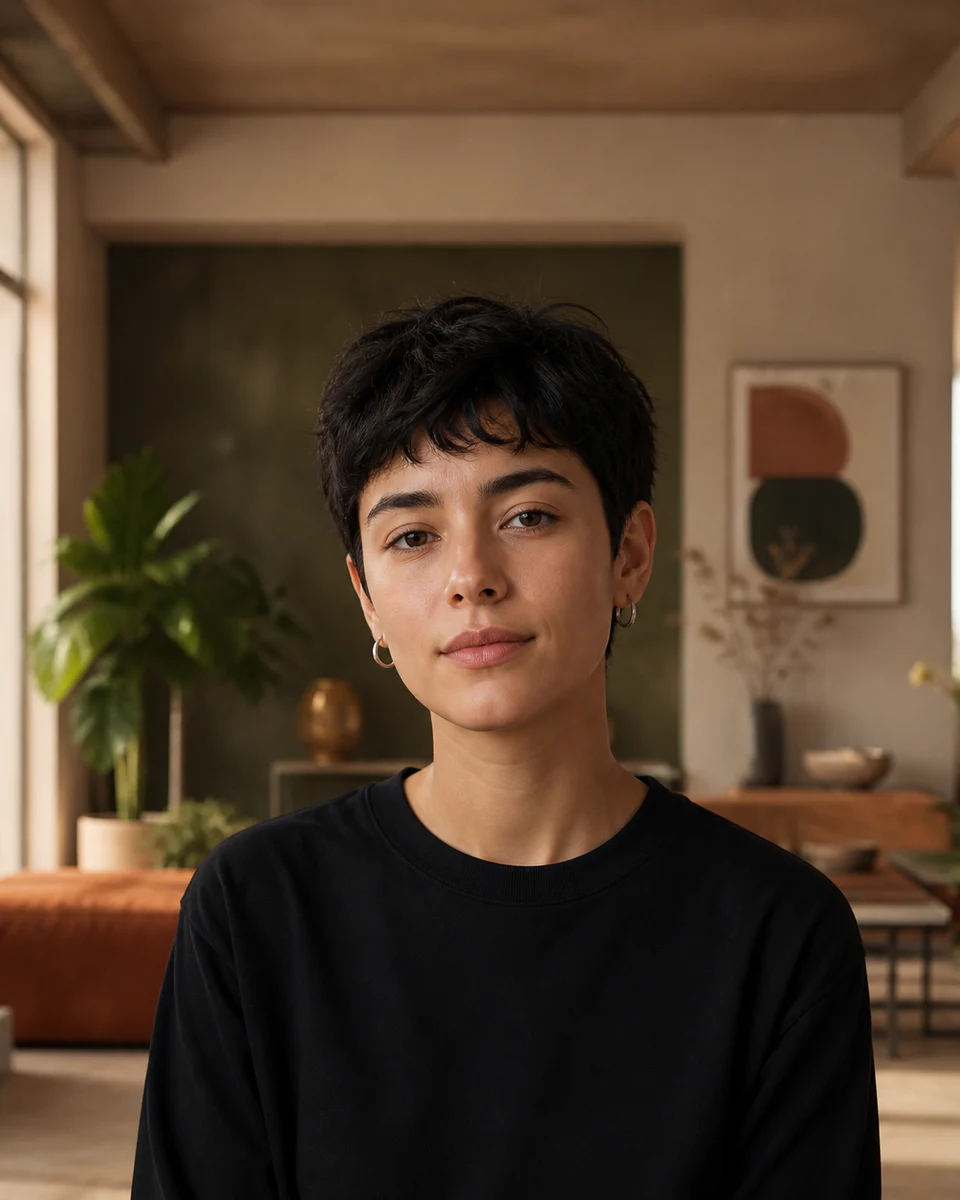 Original portrait before AI transformation