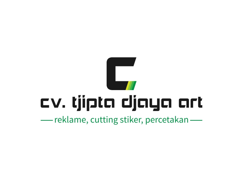 cv. tjipta djaya art - reklame, cutting stiker, percetakan