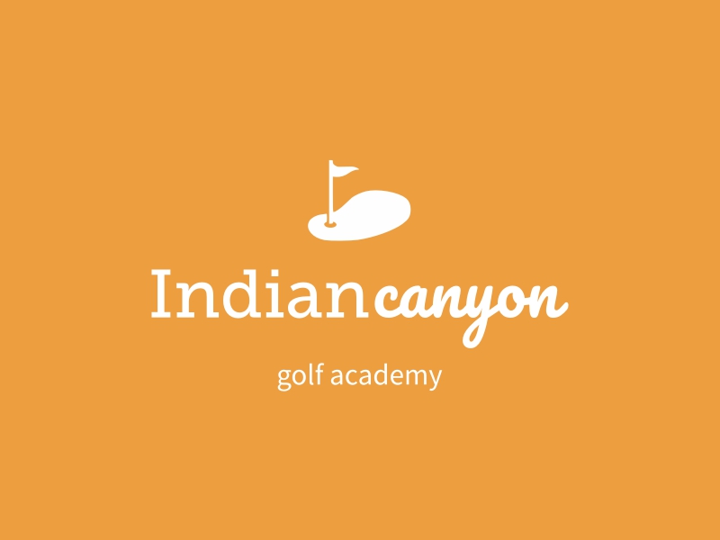 Indian canyon logo design