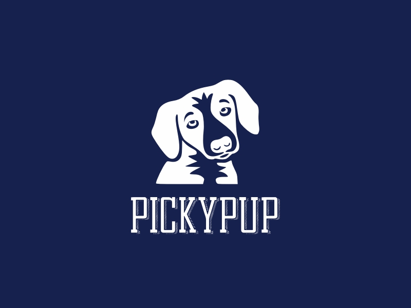 PickyPup logo design