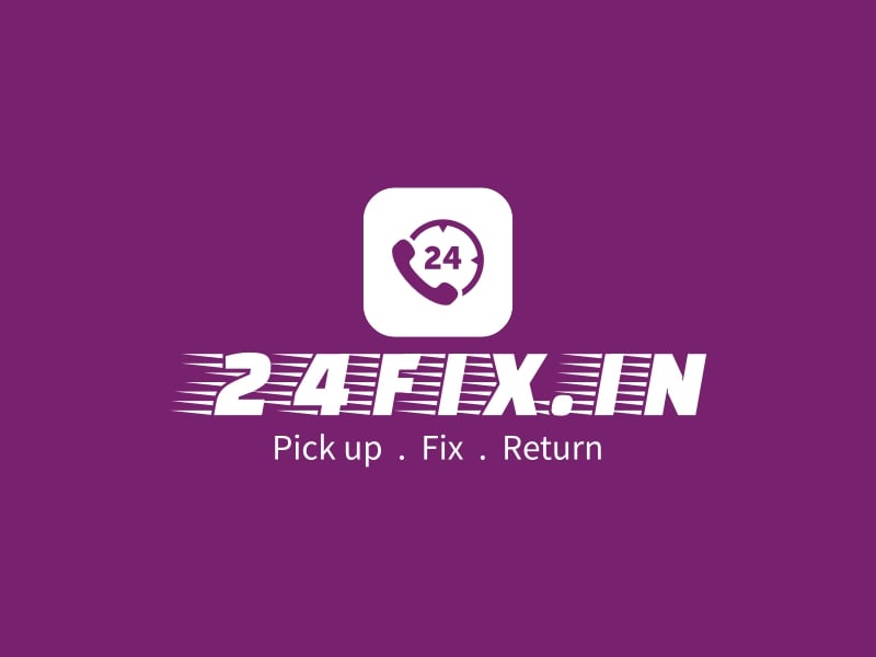 24FIX.IN logo design