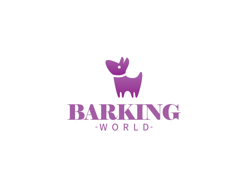 BARKING logo design