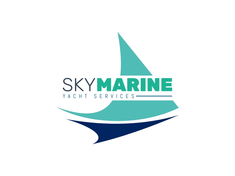 SKY MARINE logo design