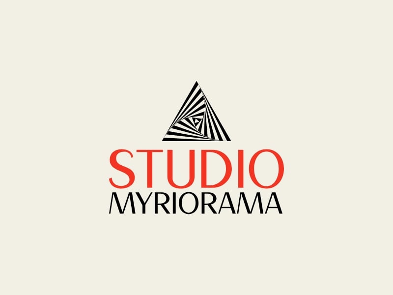 studio myriorama logo design