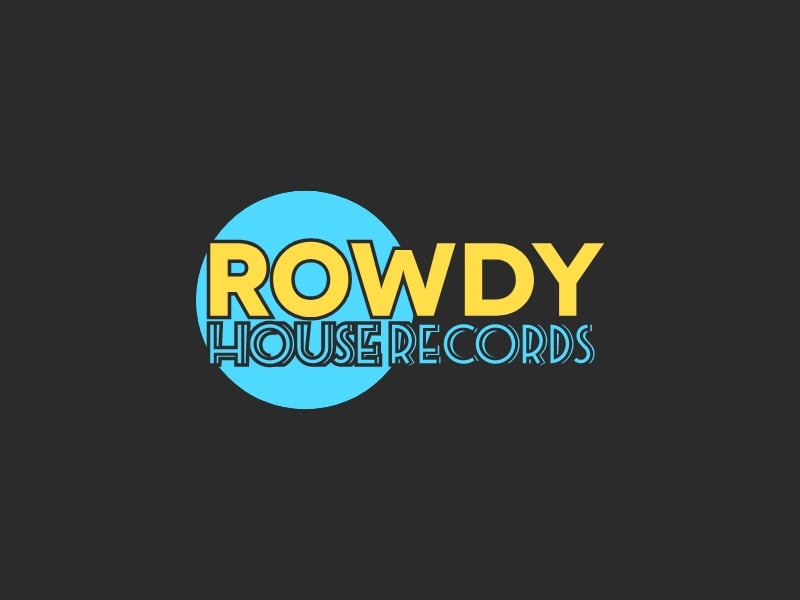 ROWDY HOUSE RECORDS logo design