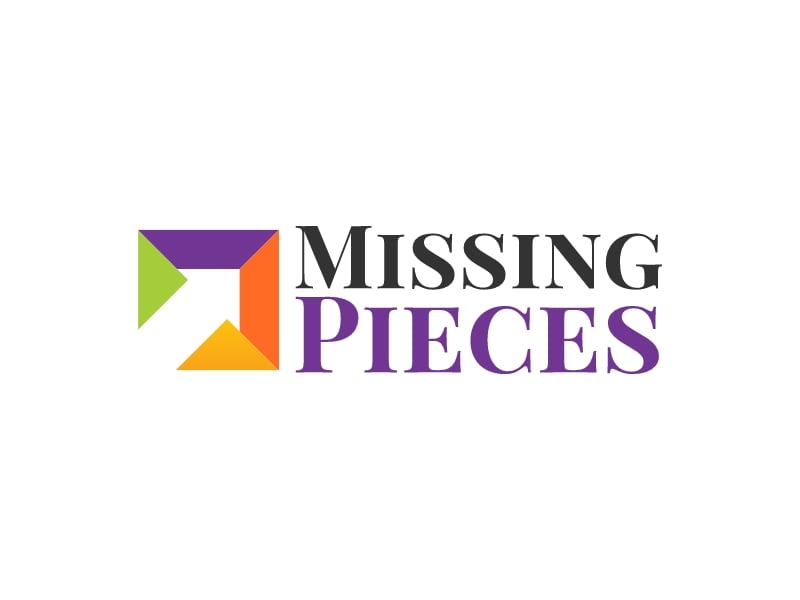 Missing Pieces logo design