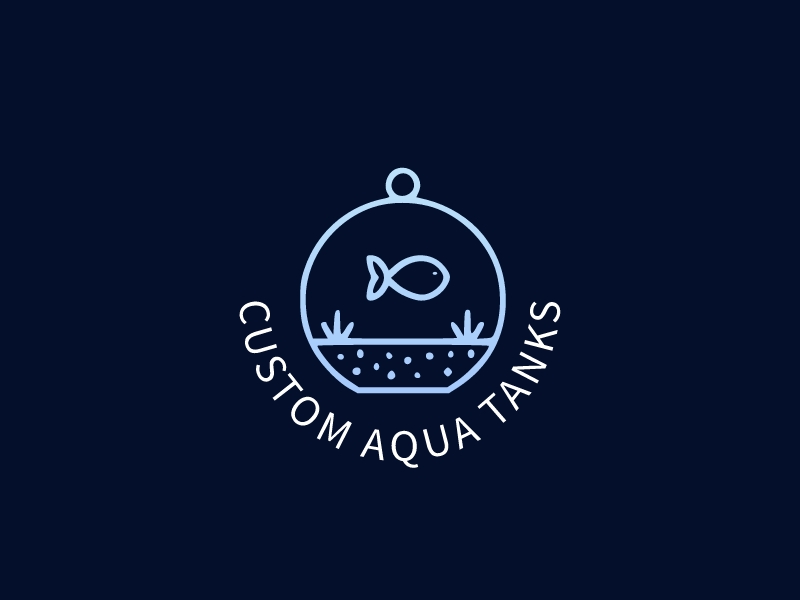 Custom Aqua Tanks logo design