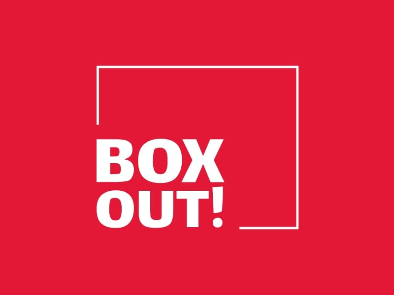 Box Out! logo design
