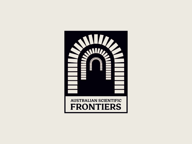 Australian Scientific Frontiers logo design